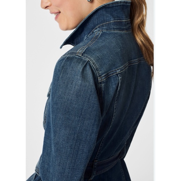 Spanx Denim Jean Jacket Size XS - Picture 14 of 16